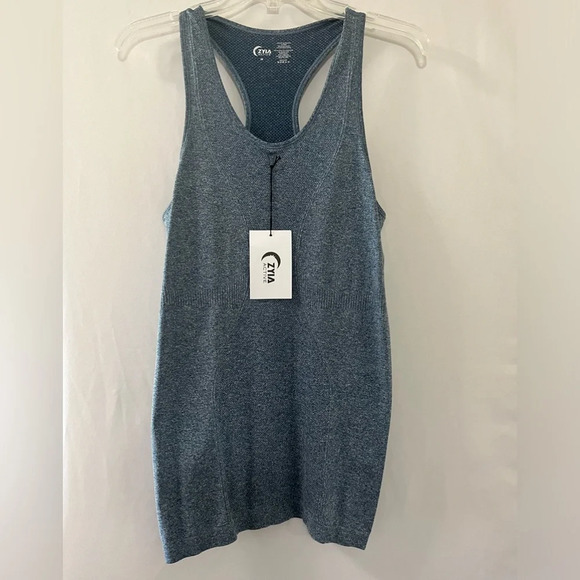 ZYIA Tops - Zyia Navy Copper Charged tank top